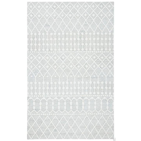 Safavieh Blossom Hand Tufted Round Area RugSilver & Ivory 6 x 6 ft. BLM115G-6R